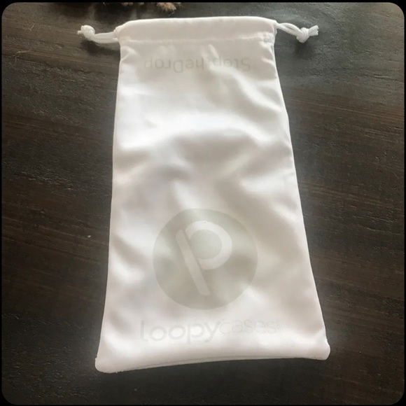 Loopy Stop the Drop Dust Bags One White & One Opal - Picture 3 of 13